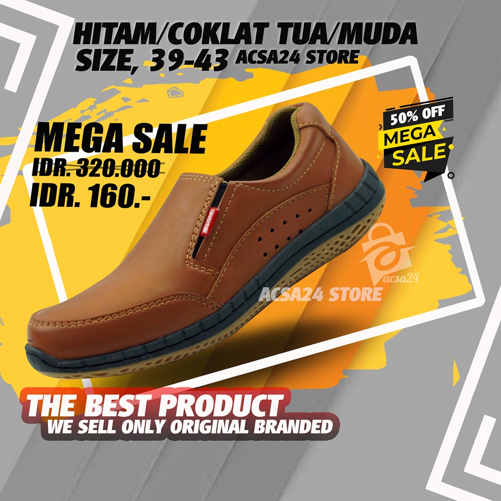 Sepatu Pria Casual Slip On Kerja Murah Original sepatu pria,sepatu,, sepatu wanita, sepatu sneaker p