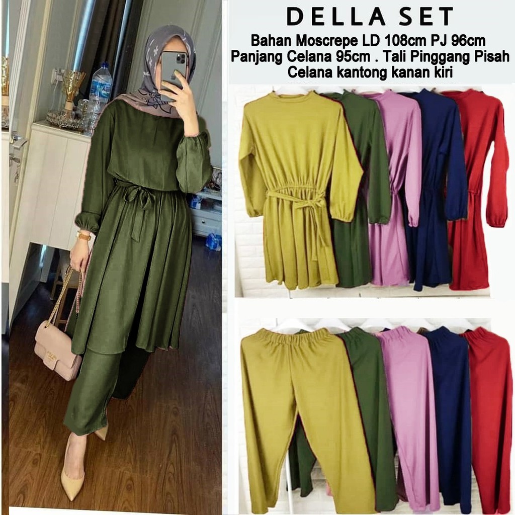SETELAN SET TUNIK DELLA  04