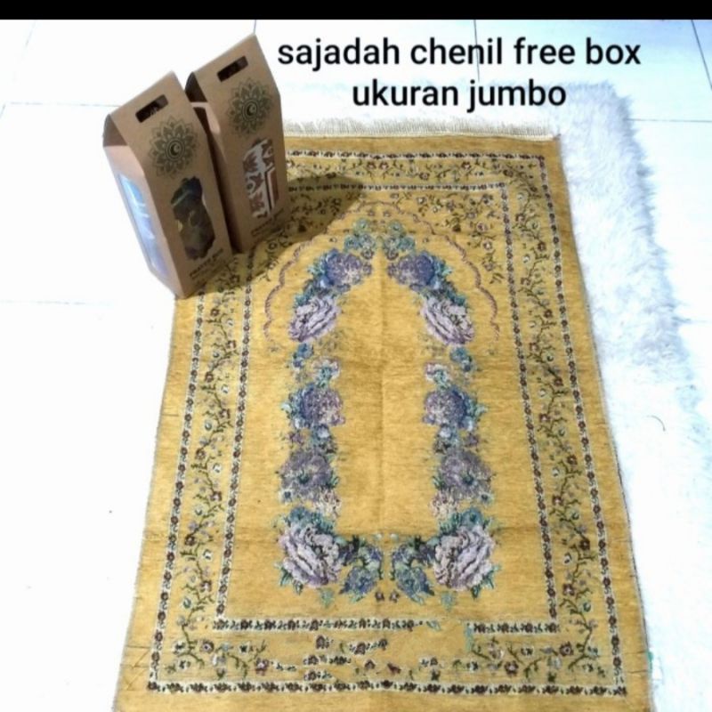 sajadah refah dan box souvenir hajatan pernikahan uk 70X110