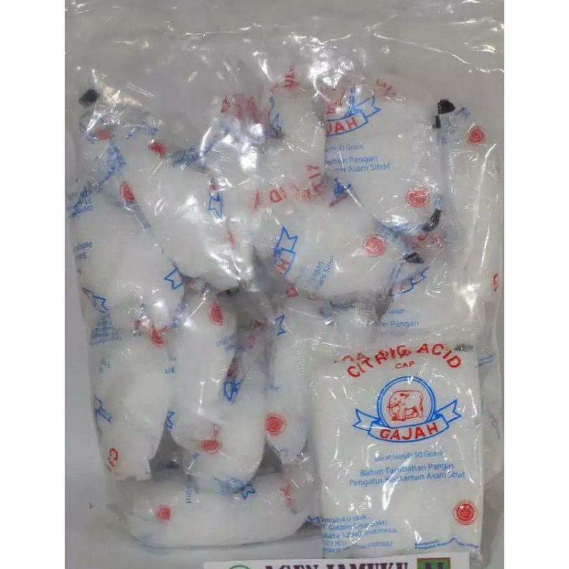 

citric acid cap gajah sitrun isi 20s citrun
