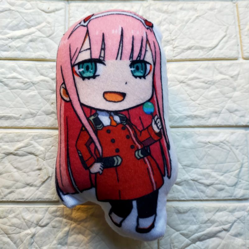 boneka plushie mini anime gawr gura inumaki todoroku zero two umaru kuroko haikyuu jujutsu boku hero-Zero two