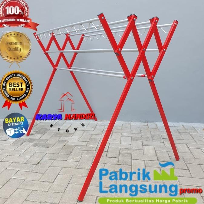 ~~~~~] jemuran baju aluminium 120 cm