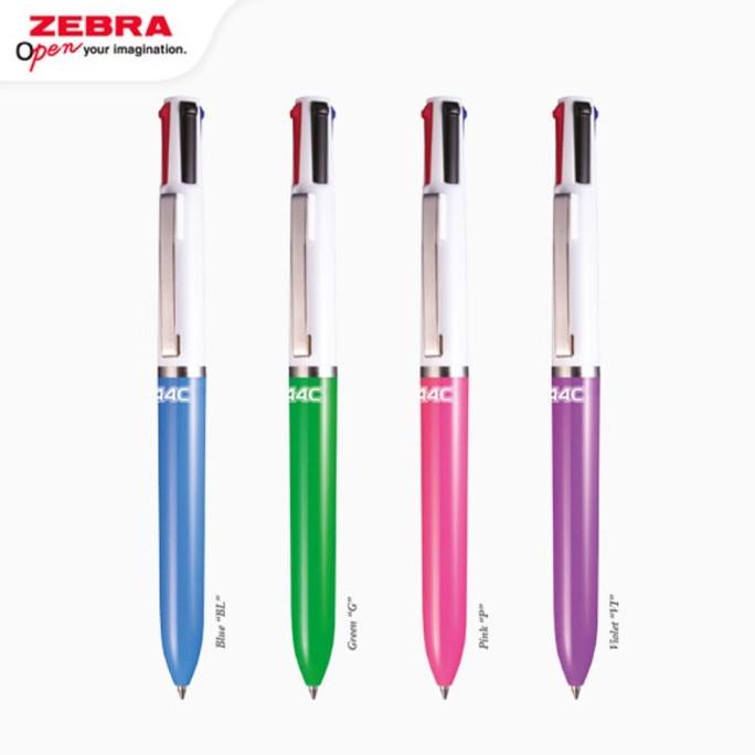 

[ PACK ] Pulpen Warna Warni Multi Color - Zebra A4C 4 Warna MURAH!