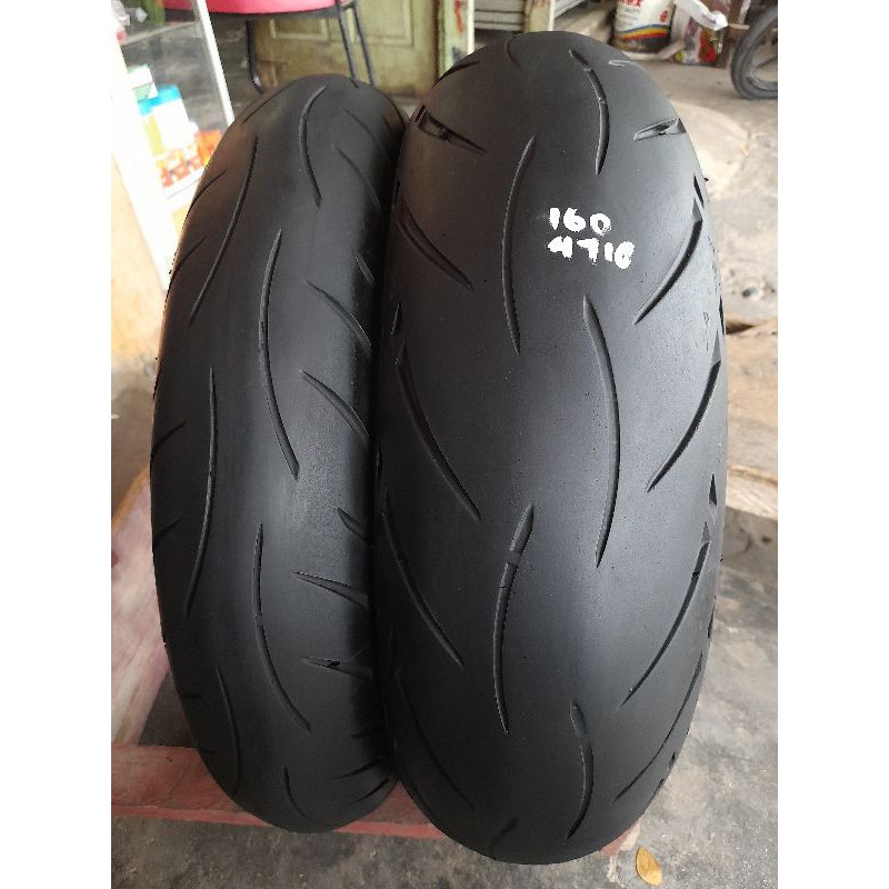 ban bekas import sepasang metzeler m5 120 70 17 160 60 17