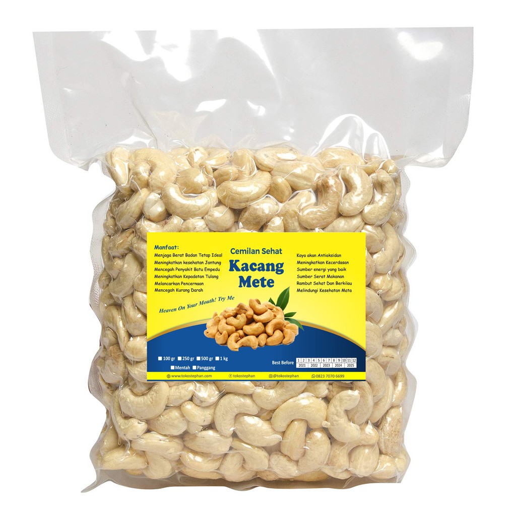

Mete Mentah 1 Kg - Raw Cashew Nuts 1000 Gram