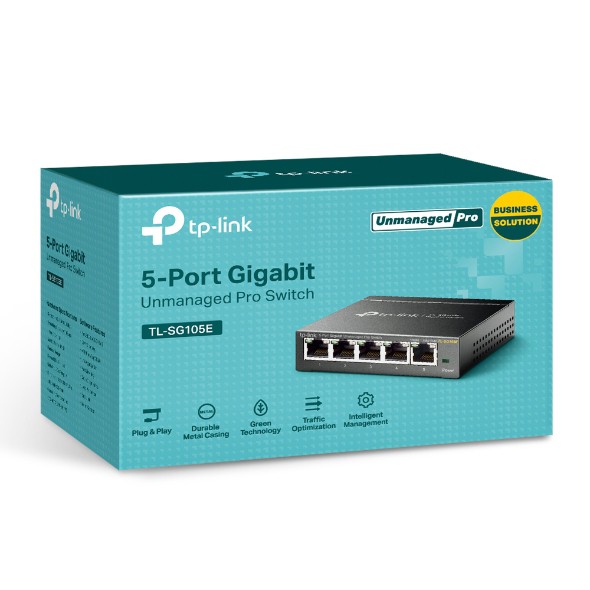 Networking TP - Link Switch 5 Port Gigabit 10/100/1000 - TL-SG105E