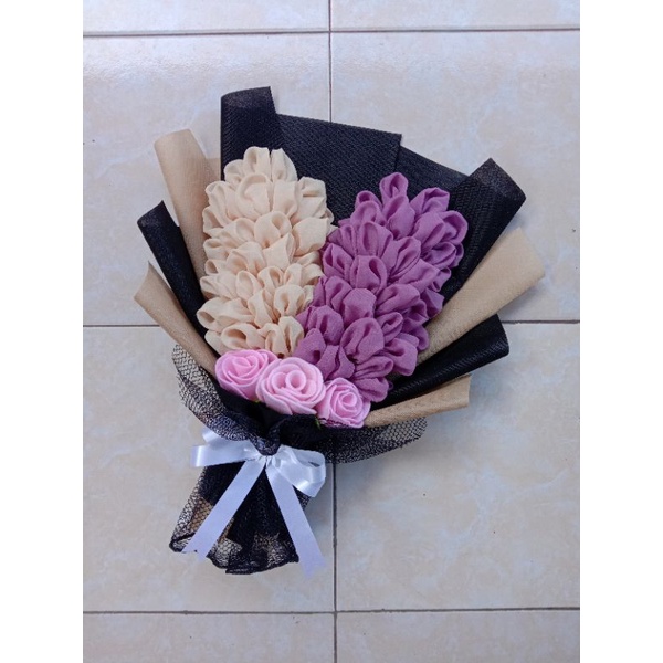 buket hijab double segiempat / pasmina