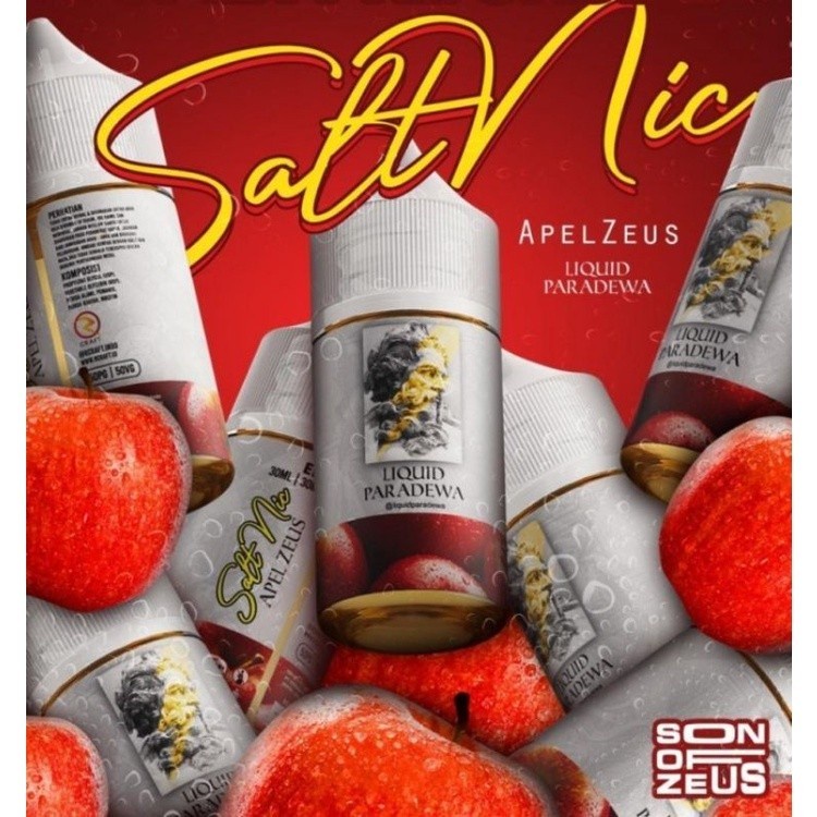 SALT NIC LIQUID 100% AUTHENTIC PARADEWA APPLE ZEUS 30ML 30MG