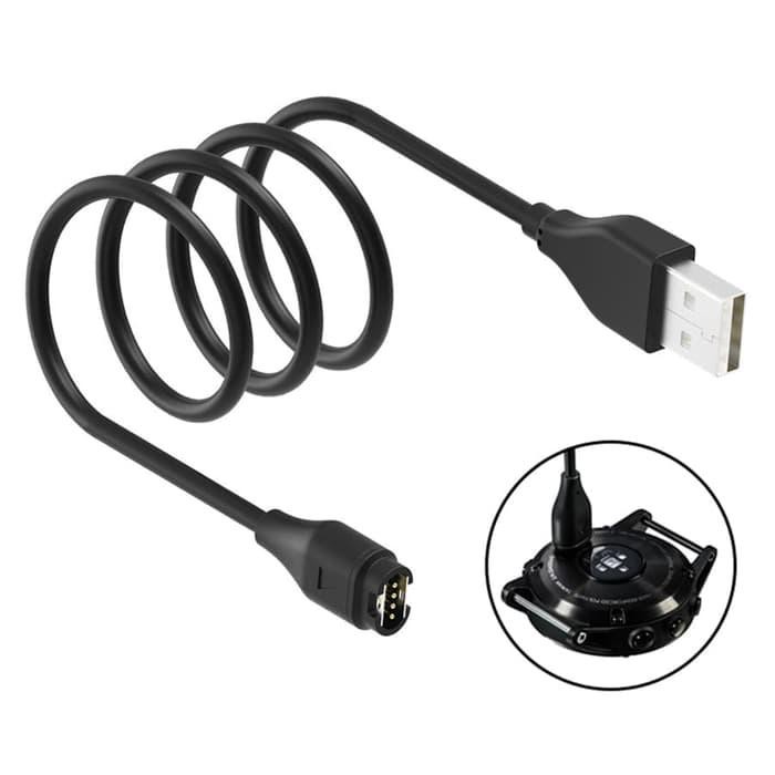 USB Charger Jam Tangan Garmin Quatix 5 / Garmin Quatix 5 Sapphire