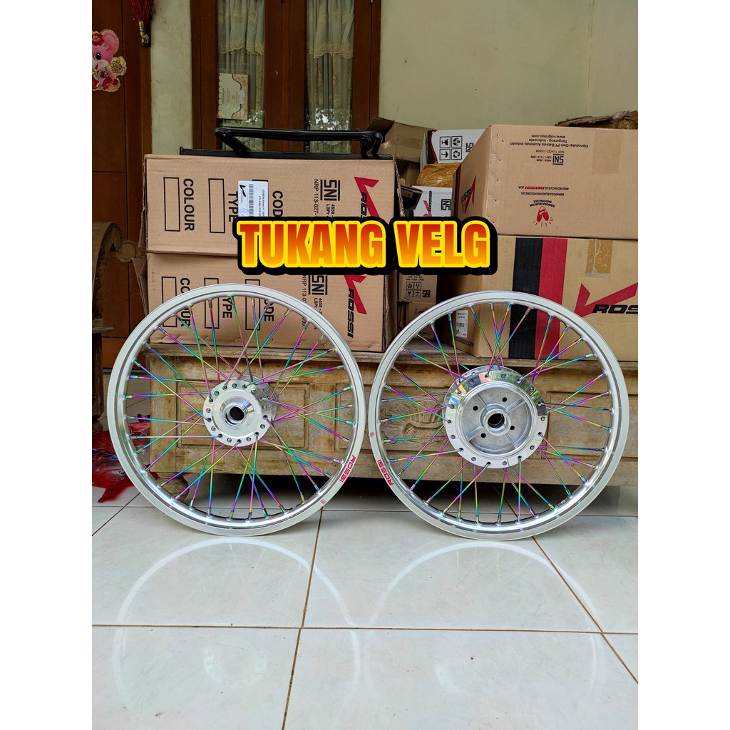 Sepaket velg jari jari Vixion old lama dan Vixion new nva NVL advance