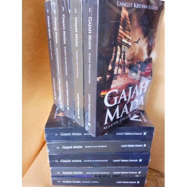 Novel Gajah Mada Buku 1 - 5 Edisi Lengkap