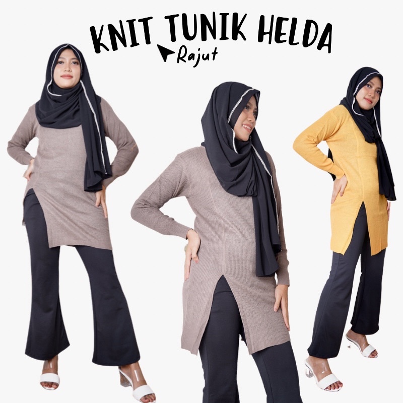 TUNIK RAJUT HELDA