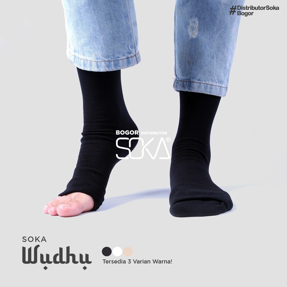 Soka Wudhu - Kaos Kaki Muslimah Panjang Sebetis Travelling - Distributor Soka