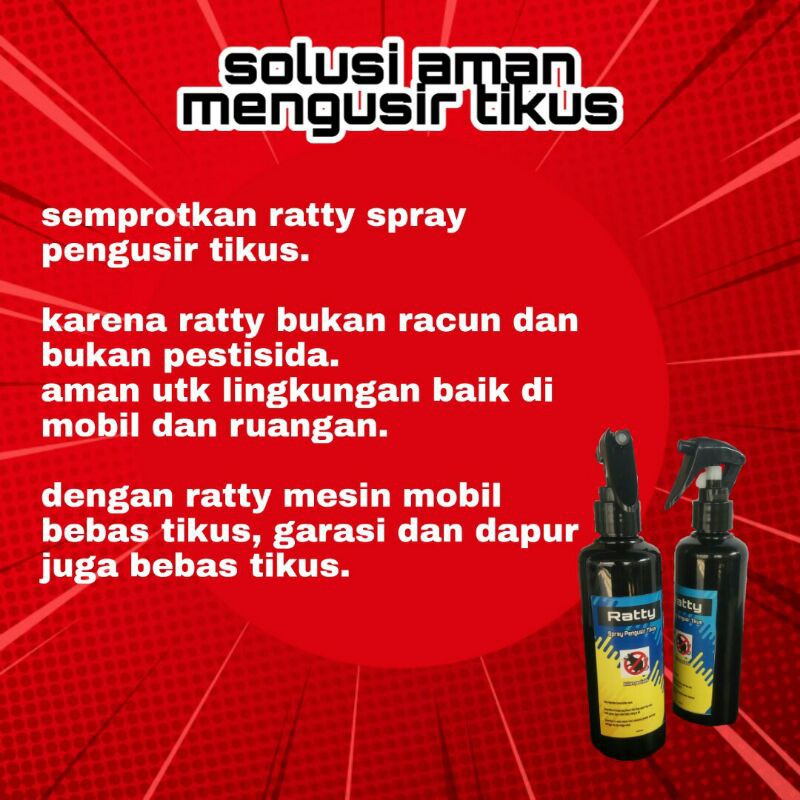 SPRAY ANTI TIKUS/OBAT TIKUS/ANTI TIKUS/REPELENT TIKUS/PENGUSIR TIKUS/SPRAY PENGUSIR TIKUS/PENGUSIR TIKUS KAP MESIN MOBIL