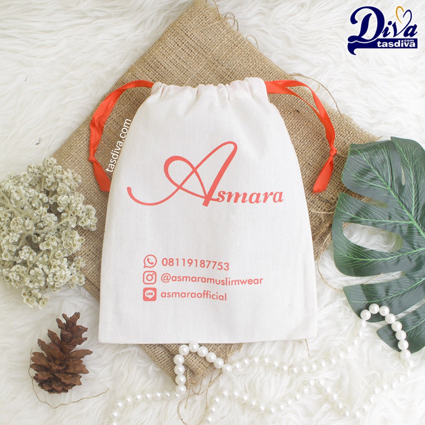 

Pouch Blacu Serut, Sablon Custom + Pita