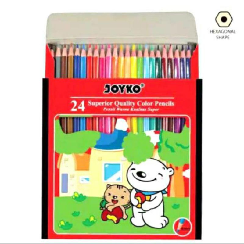 

Pensil Warna Joyko Superior CP-24PB 24 Warna