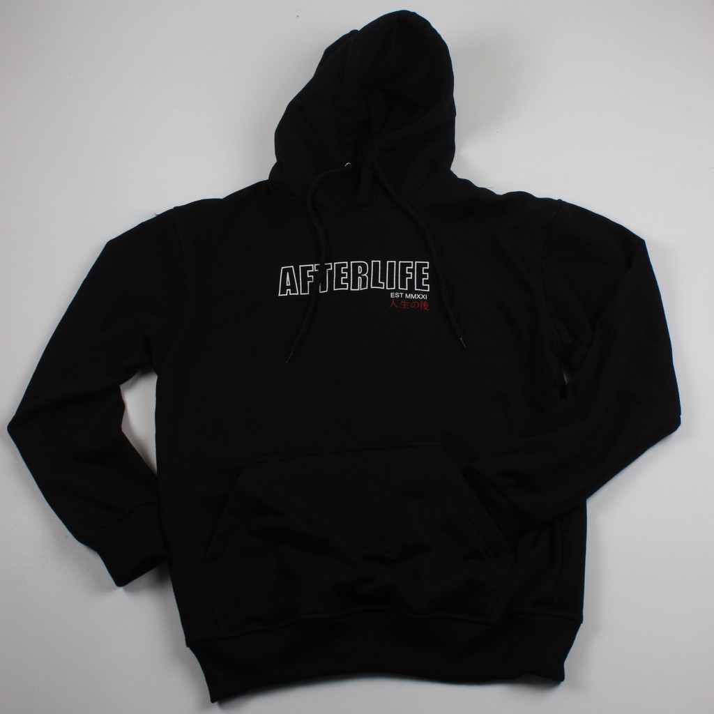 AFTERLIFE- Hoodie Night Wolf Black