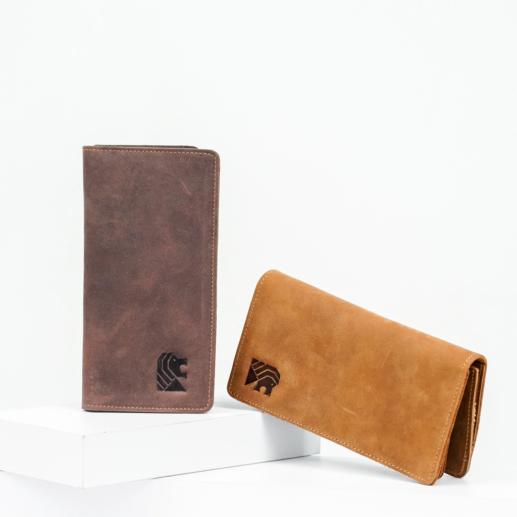 REVEN LEATHER - Dompet pria Gavin Wallet Kulit Asli Crazy Horse