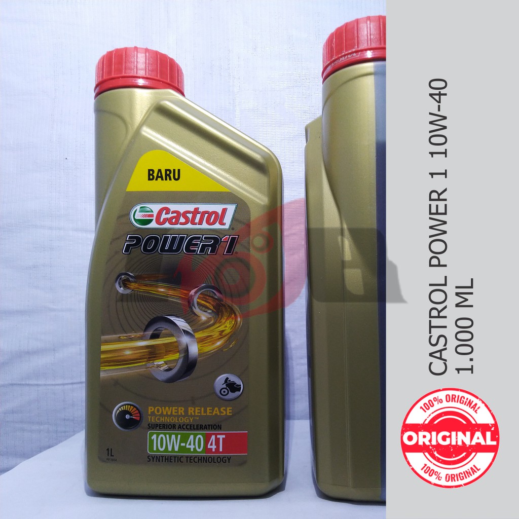 Oli 4T Castrol Power 1 10w40 Motor Sport 1 Liter