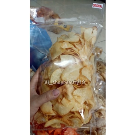 

keripik singkong | keripik ubi | kerupuk singkong | kerupuk ubi | kerupuk ubi original | snack | cemilan | makanan ringan