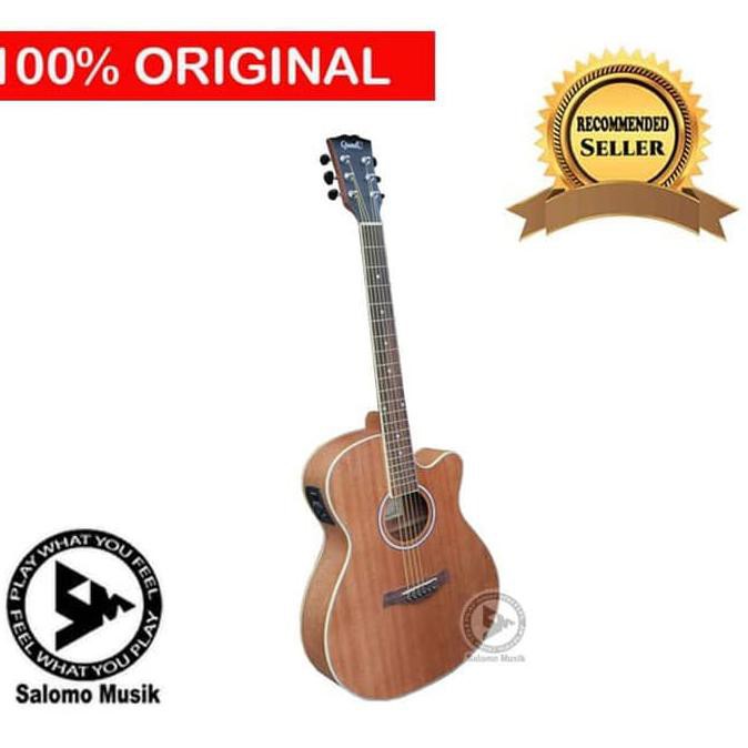 Gitar Akustik Acoustic Elektrik Electric Grande Gwc-40Mns Eq