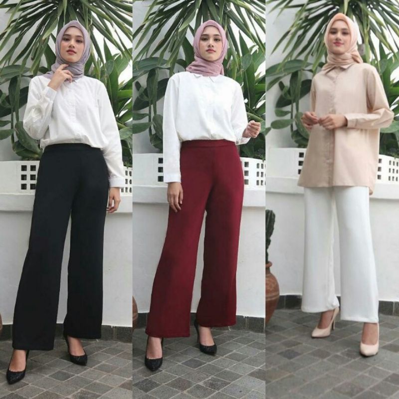 CELANA KULOT SCUBA | ZARA KNIT PREMIUM