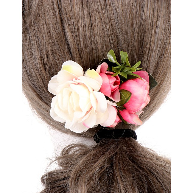 LRC Aksesoris Rambut Fashion Flower Bun F5663X