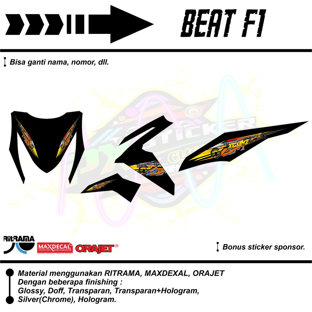 Striping Custom BEAT F1