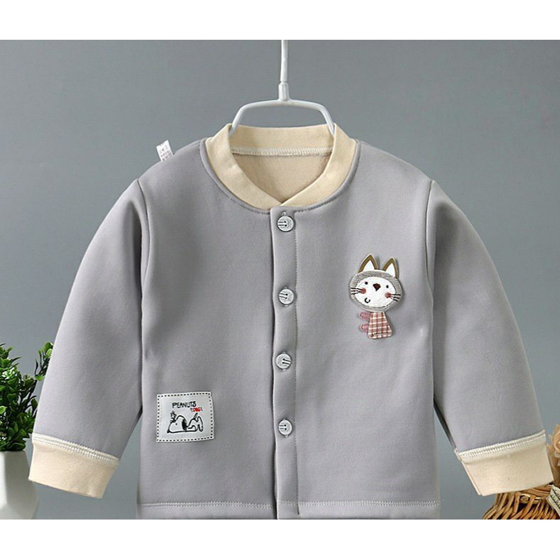 Jaket bayi tebal lembut/ jaket anak bayi jaket Lyme JK11/ jaket kekinian