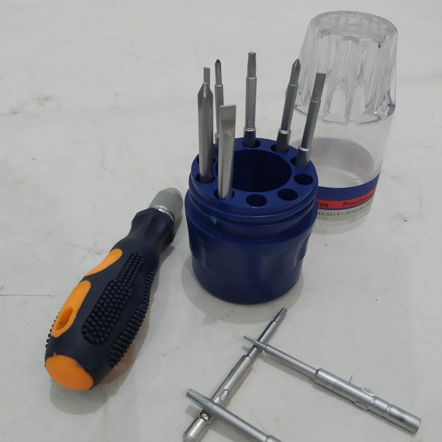 Electronic Precision Screwdriver Obeng HP Jam Kalkulator Set 11pcs