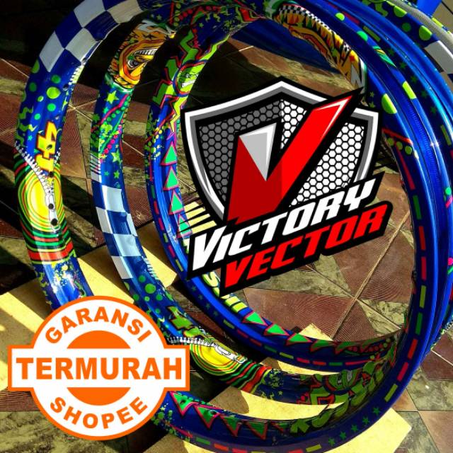 TERLARIS KHUSUS RESELLER DECAL / STICKER VELG ZIAN ROSSII THAILAND