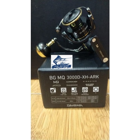 Reel DAIWA BG MQ 3000D-XH-ARK POWER HANDLE DRAG 9KG