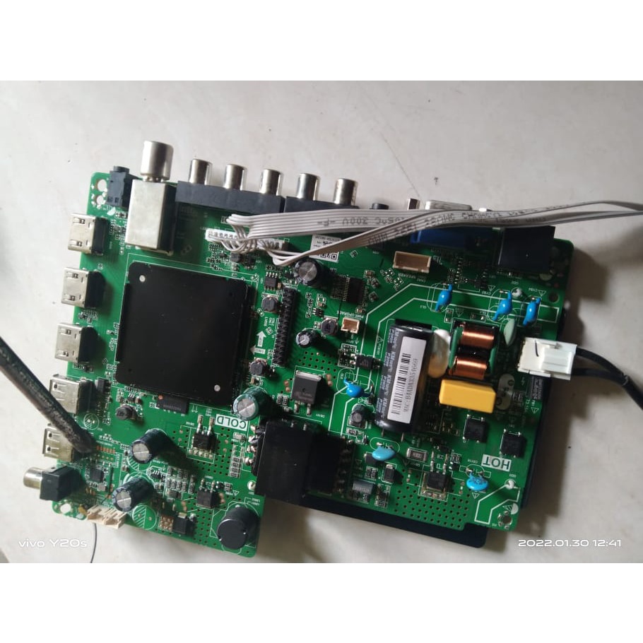 MB Mainboard SmartTV Akari AT-5432S - AT 5432S Modul Smart TV Akari PSU Power Supply