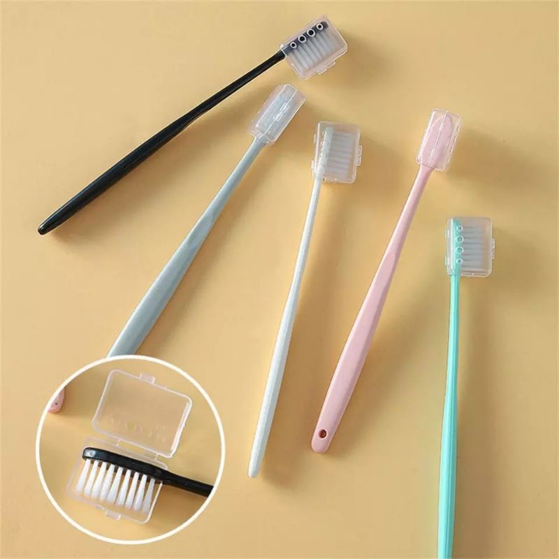 10PCS !!! Sikat Gigi Sikat Gigi Dewasa 1 Set / Toothbrush Double Care Sensitive Soft-Sweet Bee / Sikat Gigi Medium Import