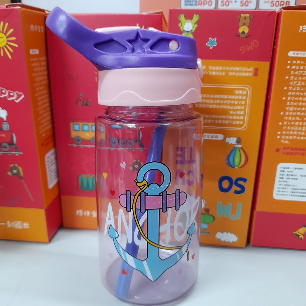 BOTOL 600 ML 3D ANAK NEW