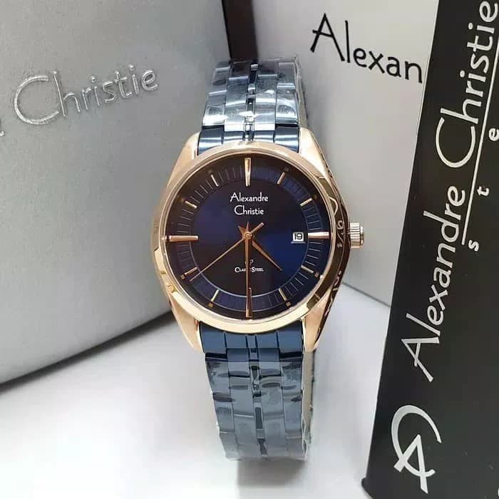 Jam Tangan Wanita Alexandre Christie Original New Model AC9504