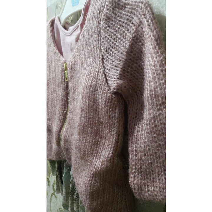 3in1 Setelan Cardigan Bayi Perempuan Import