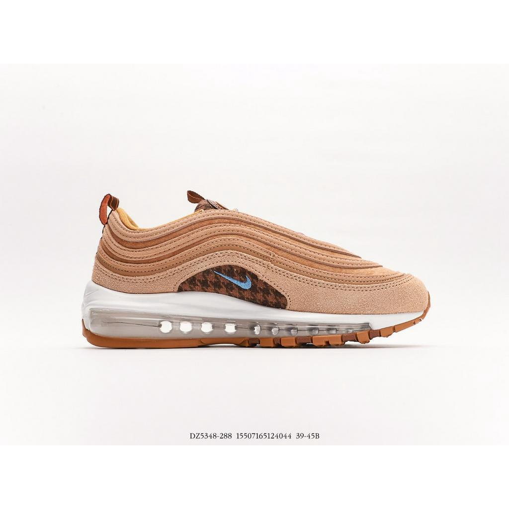 Sepatu kets bantalan udara Nike Air Max 97 Bersertifikat asli Sepatu jogging olahraga kasual