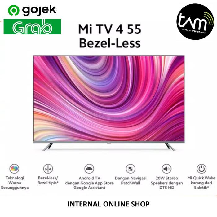Tv Ku Xiaomi Mi Tv 4 55 Inch Bezel-Less 4K Smart Tv