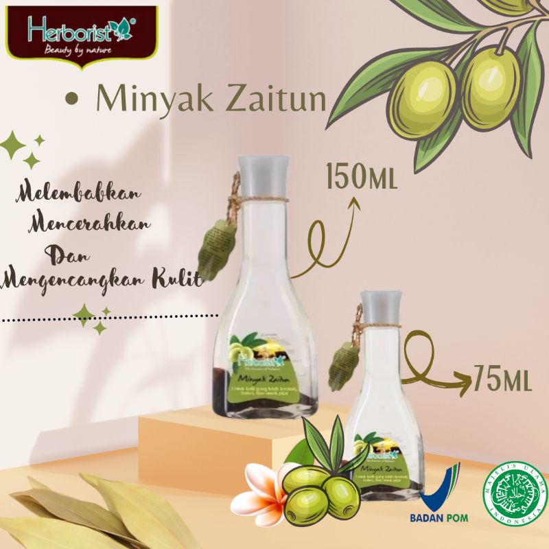 HERBORIST Minyak Zaitun 150ml || HERBORIST Minyak Zaitun 75ml