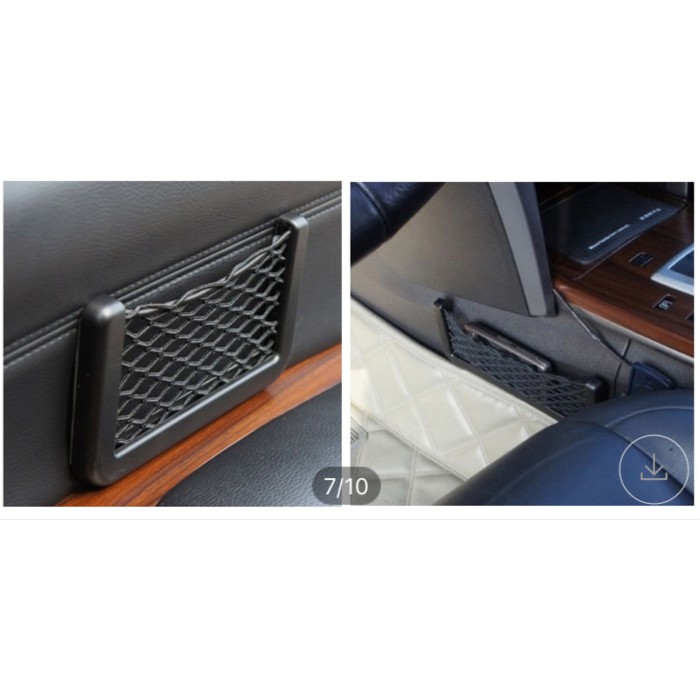 Indoholic VSA145 Small Car Nett Car Organizer Car Pocket Kantong Jaring Mobil