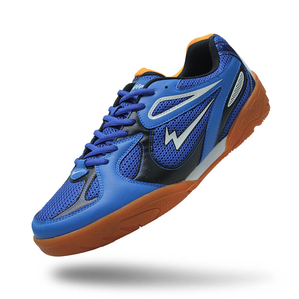  Sepatu  Eagle  Hyper Shock Blue Black Badminton Shoes 