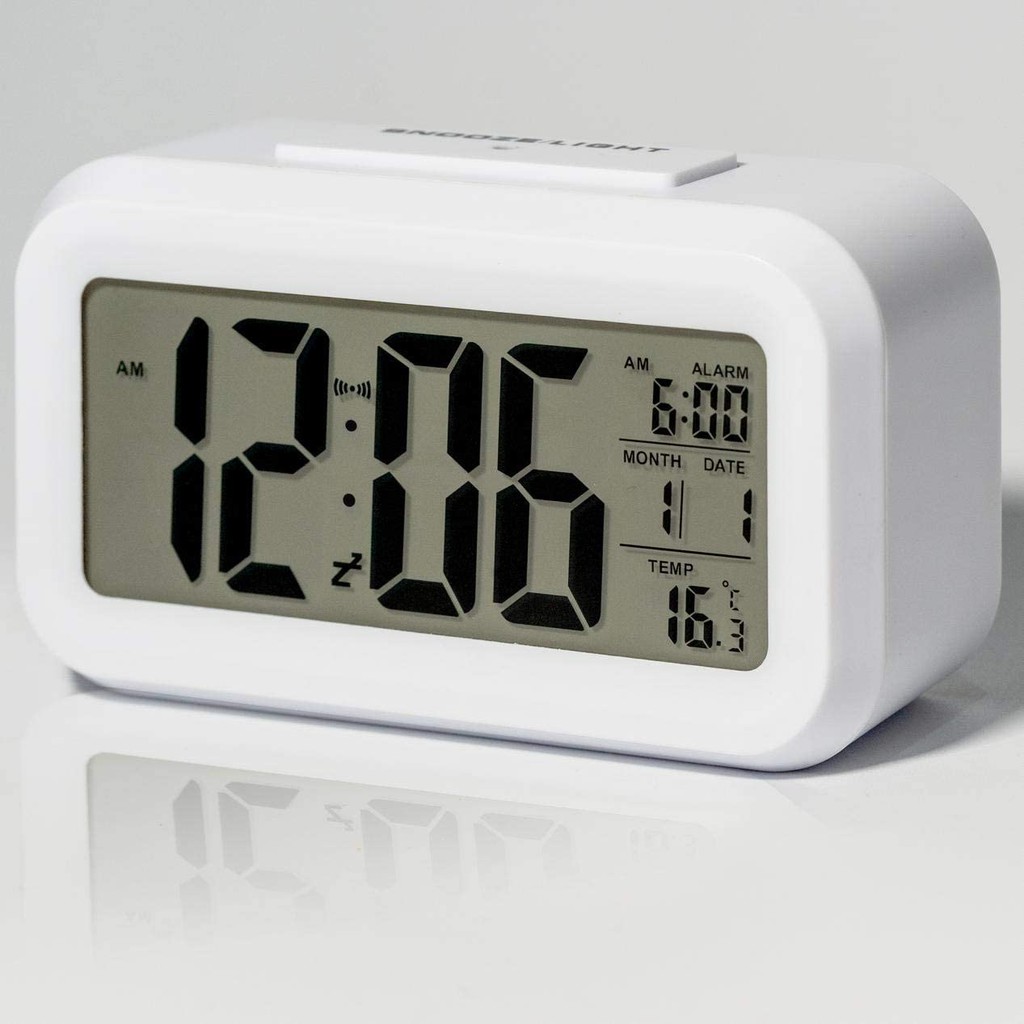 Promo Jam Meja Pintar Digital Desktop Smart Clock JP9901 JAM WAKER ALARM FUNCTION Berkualitas