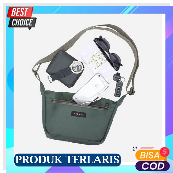 Tas Selempang Distro Pria Terbaru Travel Bag Kecil Cross Body - Sligbag Slimbag Mini - Arul0235 Slin