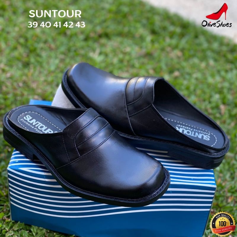 NEW Sepatu Sandal Pria Kulit Original SUNTOUR by OLIVE Shoes