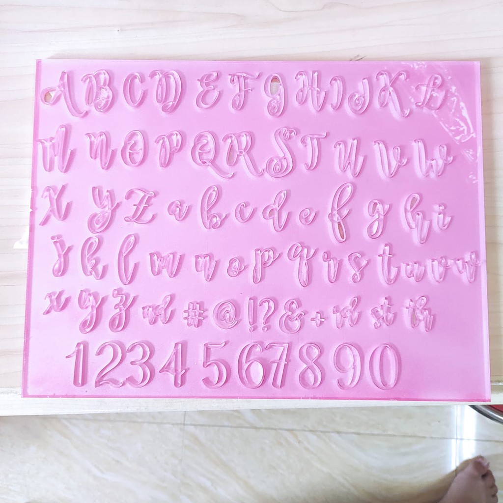 

Lettering Stencil Letter Alphabet Laser Cutting Acrylic (1 hari kerja)