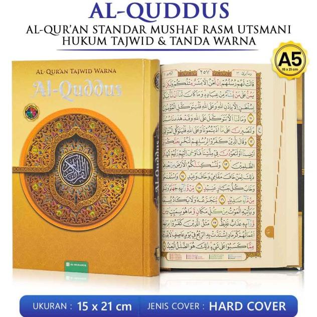 

Terpercaya Alquran Al Quddus A5 Sedang Al Quran Tajwid Warna Non Terjemah HC Tren terbaru