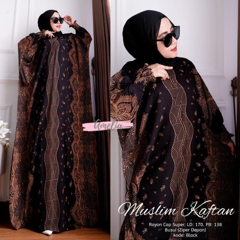 GROSIR KAFTAN RIYANA I KAFTAN SUPER JUMBOLD 140cm I DASTER LOWO TERMURAH