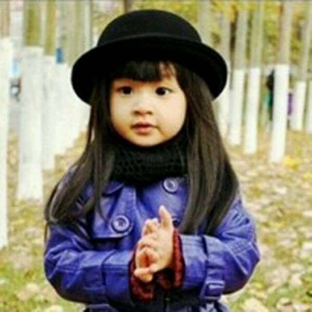 Topi bowlerhat anak topi caplin topi bulat topi anak lucu