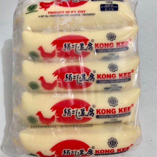 

DA Tofu Kong Kee Telur Ayam Pack Isi 10 Pcs